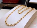 TOP Replica Cartier Santos de Necklace Yellow Gold Jewellery for Men